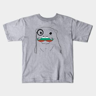 Mustache Flag Bulgaria Kids T-Shirt